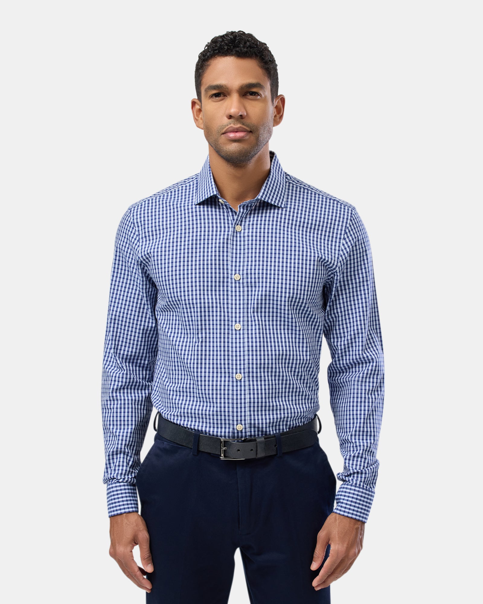 Check Slim Fit Dress Shirt