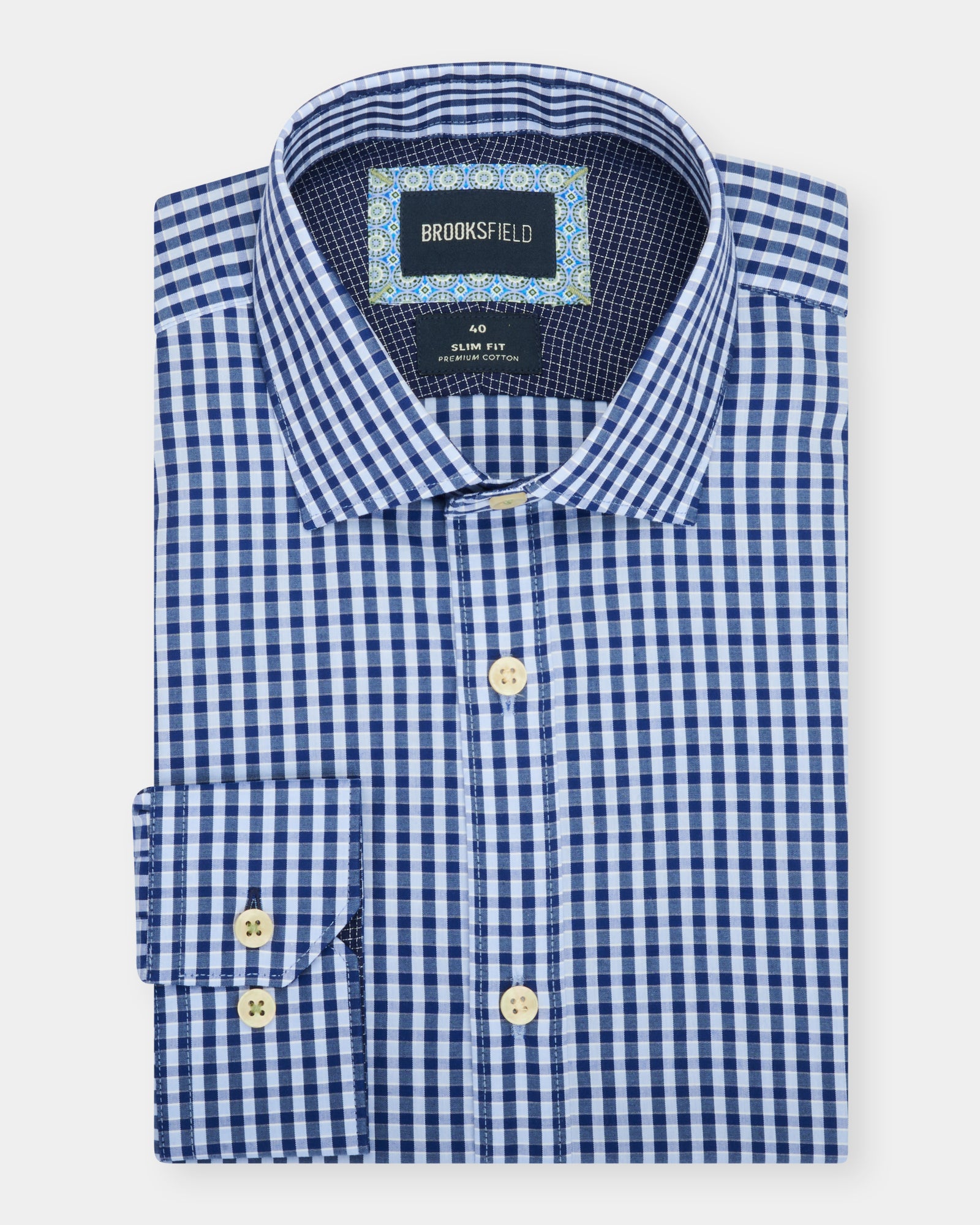 Check Slim Fit Dress Shirt