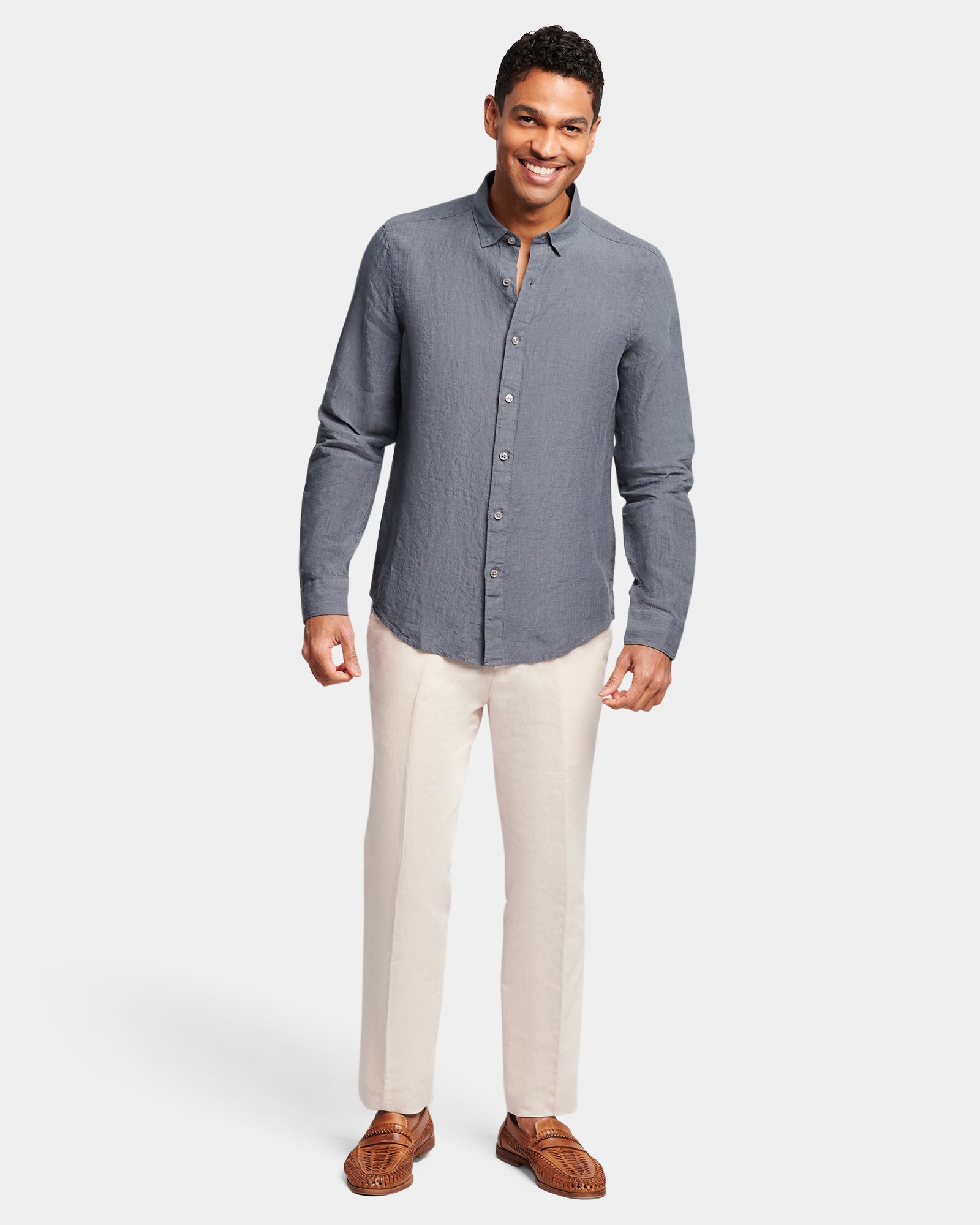 Plain Linen Casual Shirt